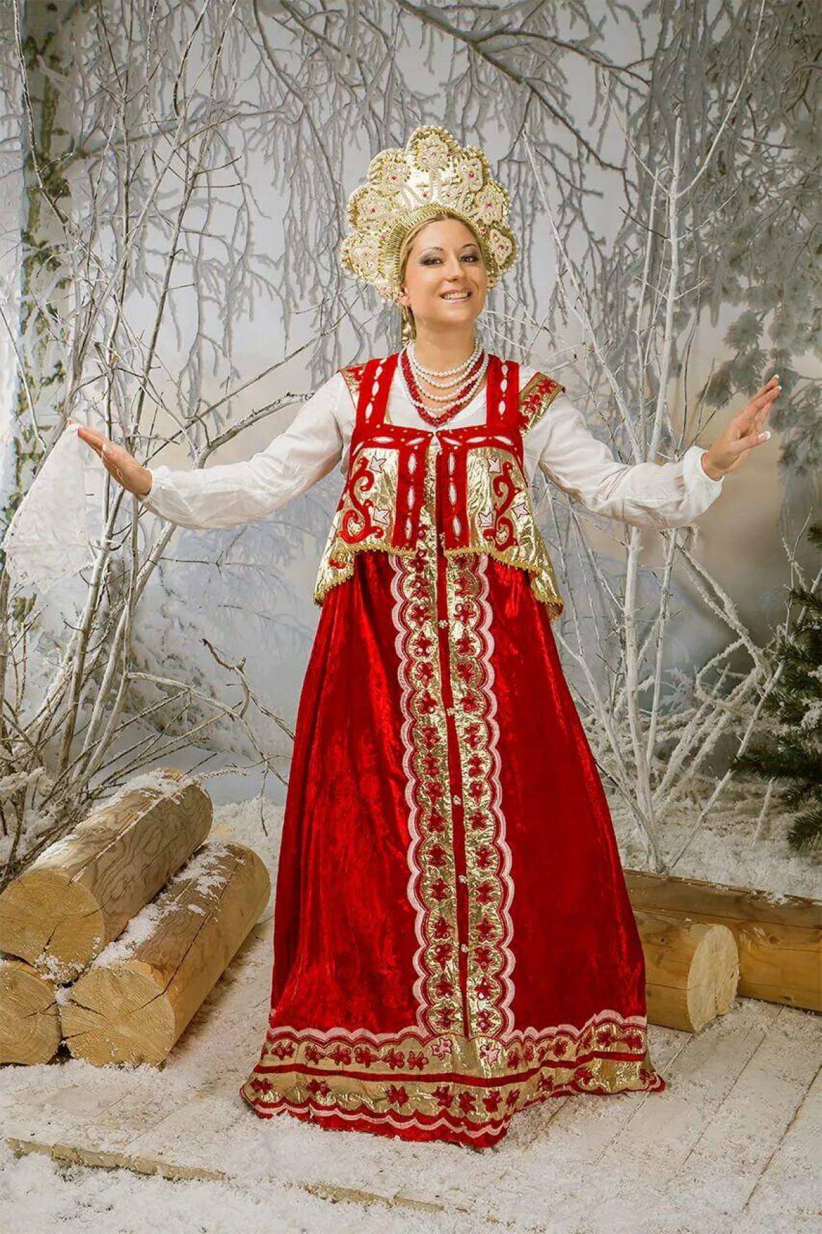 Girls in Slavic costumes in Londrina