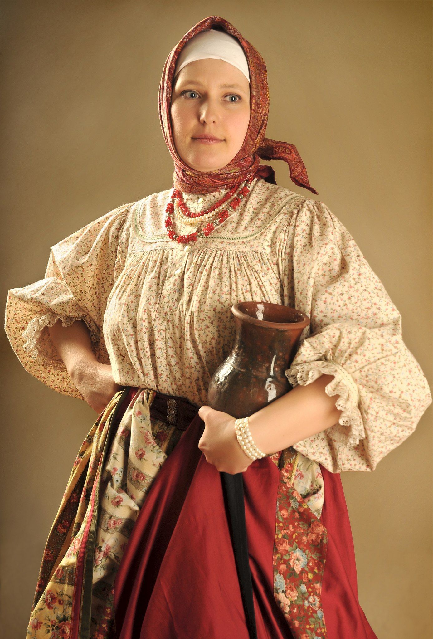 Girls in Slavic costumes in Londrina